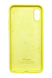 Силіконовий чохол Full Cover для iPhone X/XS canary yellow