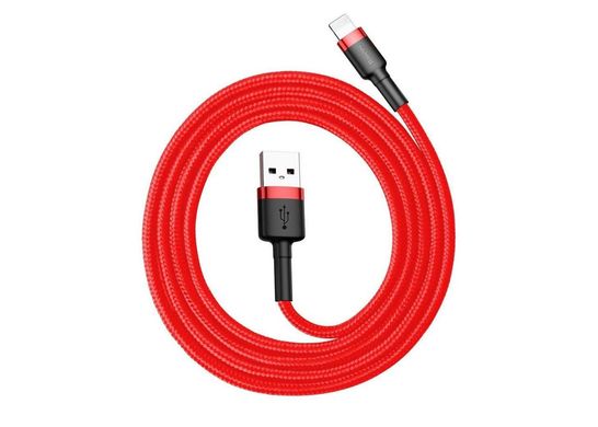 USB кабель Baseus CALKLF-G Lightning 2.4A/1m red