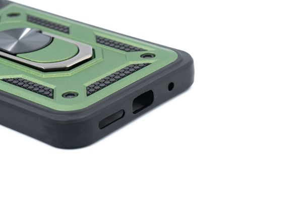 Чохол SP Serge Ring for Magnet для Xiaomi Redmi 10 2021/2022 green протиударний Full Camera