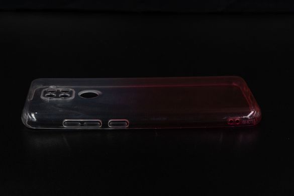 Силіконовий чохол Gradient Design для Xiaomi Redmi Note 9 white-pink