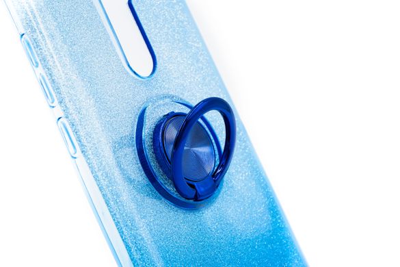 Силіконовий чохол SP Shine для Xiaomi Redmi Note 8 Pro blue ring for magnet