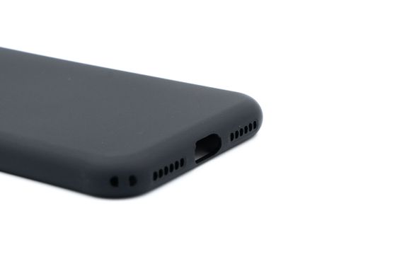 Силиконовый чехол Full Cover для iPhone 7/8 black Full Сamera без logo