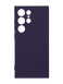 Силіконовий чохол SMTT для Samsung S24 Ultra dark violet Full Camera з мікрофіброю