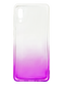 Силіконовий чохол Gradient Design для Samsung A02 white purple 0.5mm