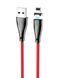 USB кабель HOCO U75 Blaze Magnetic Lightning 3A/1,2m red