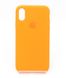 Силіконовий чохол Full Cover для iPhone X/XS kumquat