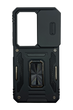 Чохол Camshield Army Ring для Xiaomi Redmi 15 (Global) black протиударний шторка/захист камери