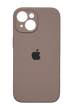 Силиконовый чехол Full Cover для iPhone 15 light desert gold Full Camera