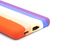 Силіконовий чохол Full Cover для Samsung S21 Ultra Rainbow №2 (red/purple)