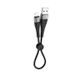 USB кабель Borofone BX32 Munificent Lightning 5A/0.25m black