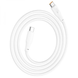 Кабель HOCO X93 Force 60W Type-C to Type-C 2m white
