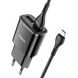 Мережевий зарядний пристрій Hoco C88A Star round 2USB/2,4A + MicroUSB black