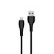 USB кабель Walker C325 lightning 2.4A 1m black