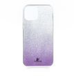 Чохол TPU+Glass для iPhone 12 Pro Max Swarovski violet