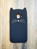 Силиконовый чехол Cat 3D для Samsung J260 (2018) black