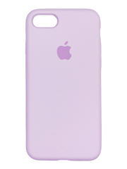 Силіконовий чохол Full Cover для iPhone 7/8/SE 2020 light lilac (glycine)