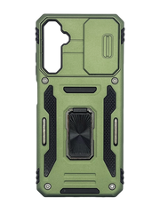Чохол Camshield Army Ring для Samsung A05s army green протиударний шторка/захист камери
