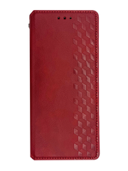 Чохол-книжка шкіра для Xiaomi Redmi 13C red Getman Cubic PU