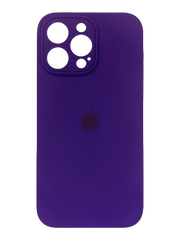 Силіконовий чохол Full Cover для iPhone 14 Pro Max ultra violet Full Camera
