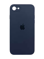 Силіконовий чохол Full Cover для iPhone 7/8/SE 2020 dark blue Full camera