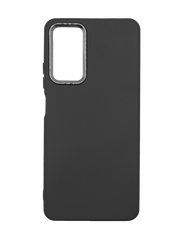 Силіконовий чохол Metal Frame для Xiaomi Redmi Note 11 Pro 4G/5G/12 Pro 4G black (AA)