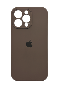 Силиконовый чехол Full Cover для iPhone 13 Pro brown Full camera