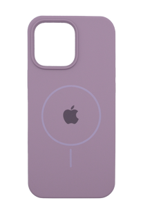 Силиконовый чехол Full Cover with MagSafe для iPhone 16 Pro Max lilac pride