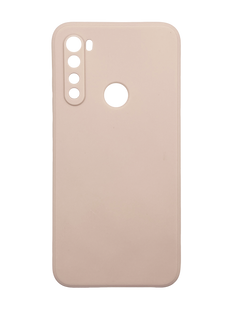 Силиконовый чехол Candy Full Camera для Xiaomi Redmi Note 8T pink sand