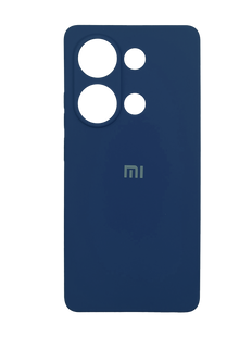 Силіконовий чохол Full Cover для Xiaomi Redmi Note 13 Pro 4G navy blue Full Camera