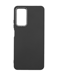 Силіконовий чохол Metal Frame для Xiaomi Redmi Note 11 Pro 4G/5G/12 Pro 4G black (AA)