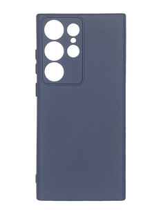 Силіконовий чохол Full Cover для Samsung S23 Ultra midnight blue Full Canera без logo