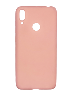 Силиконовый чехол Soft Feel для Huawei Y7-2019 pink