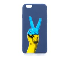Силіконовий чохол MyPrint для iPhone 6 Перемога, Candy, blue