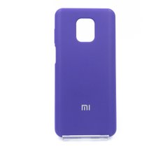 Силиконовый чехол Full Cover для Xiaomi Redmi Note 9S purple