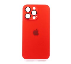 Чохол TPU+Glass sapphire matte case для iPhone 13 Pro Max Cola red