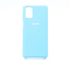 Силиконовый чехол Full Cover для Samsung M51 blue