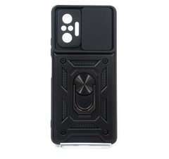 Чохол Camshield Serge Ring для Xiaomi Redmi Note 10 Pro black протиударний шторка/захист камери