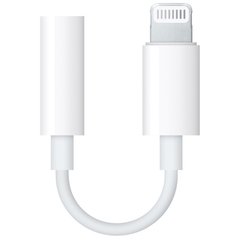 Перехідник Apple Lightning to 3.5mm headphone Jack white HC