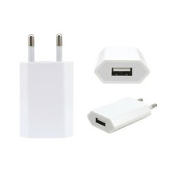 Мережевий зарядний пристрій Apple iPhone 5 A1400 MD813ZM/A 5W white (Original) retail box