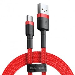 USB кабель Baseus Cafule CATKLF-B09 3A/1m Type-C red