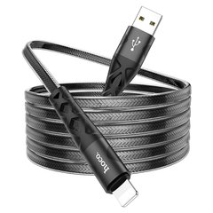 USB кабель HOCO U105 Treasure jelly Lightning 2.4A/1.2m black