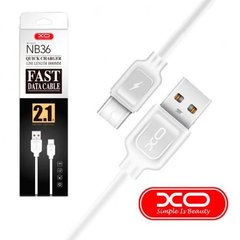 USB кабель XO NB36 Micro1m white