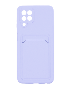 Силіконовий чохол WAVE Colorful Pocket для Samsung A22/M22/M32 light purple Full Camera
