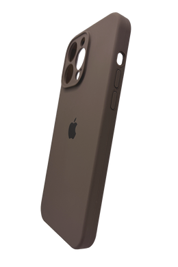 Силиконовый чехол Full Cover для iPhone 13 Pro brown Full camera
