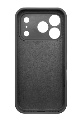 Силіконовий чохол Full Cover для iPhone 17 Pro dark grey (pebble) Full Camera