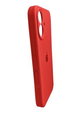 Силіконовий чохол Full Cover для iPhone 17 red Full Camera