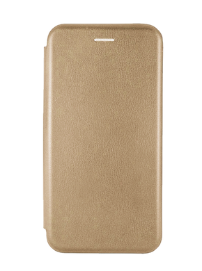 Чехол книжка Original кожа для Huawei Y6P 2020 gold