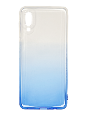 Силіконовий чохол Gradient Design для Samsung A02 white blue 0.5mm
