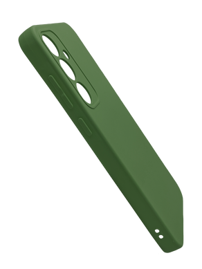 Силіконовий чохол Full Cover для Samsung A35 dark green Full Camera без logo