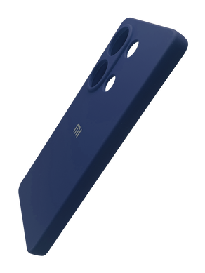 Силіконовий чохол Full Cover для Xiaomi Redmi Note 13 Pro 4G navy blue Full Camera